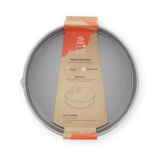 Moule à charnière en métal anti adhérent 8/10 parts 26 cm - 