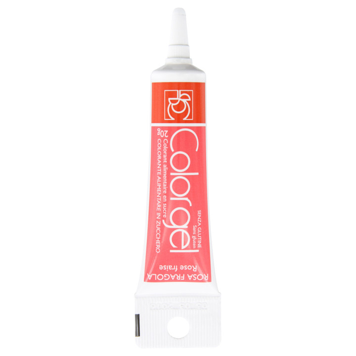 Colorant alimentaire gel rose 20 gr - Modecor