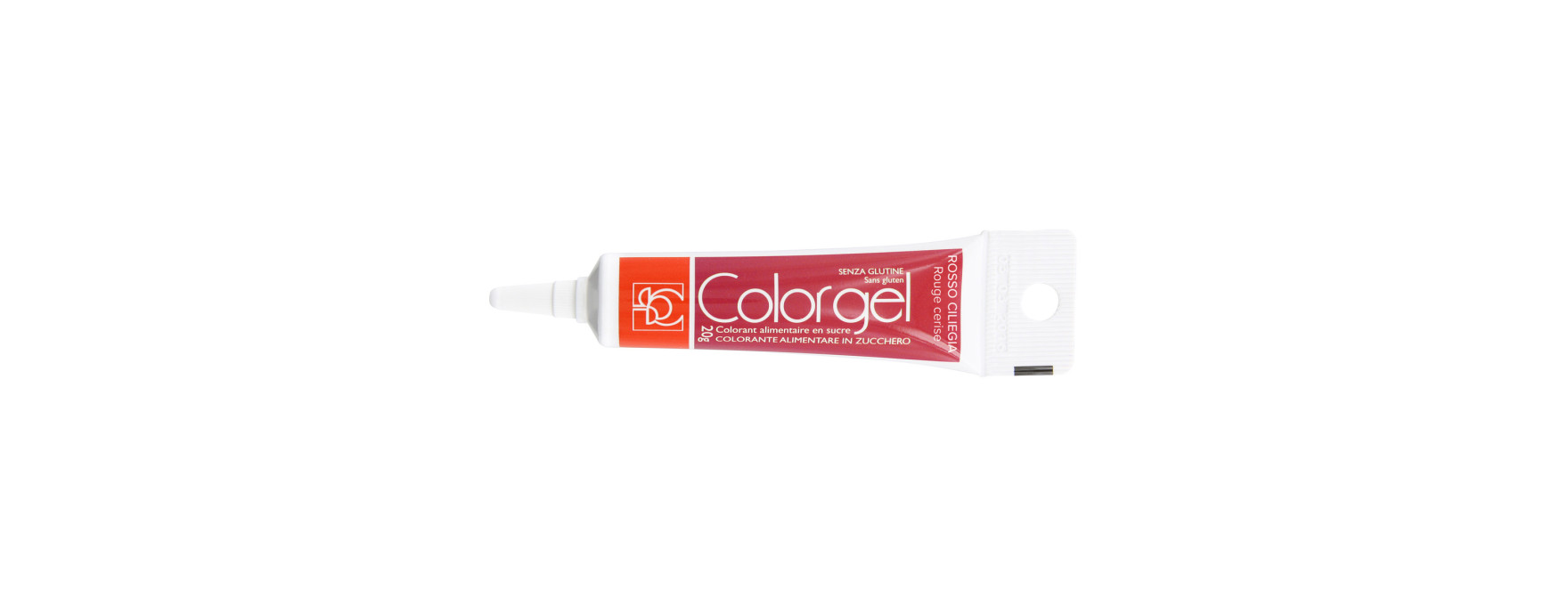 Colorant alimentaire gel rouge 20 gr - Modecor