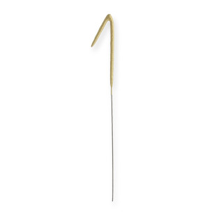 Bougie scintillante dorée : chiffre 1 - Wondercandle