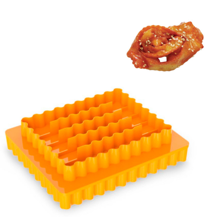 Emporte-pièce en plastique double face pour pâtisserie orientales