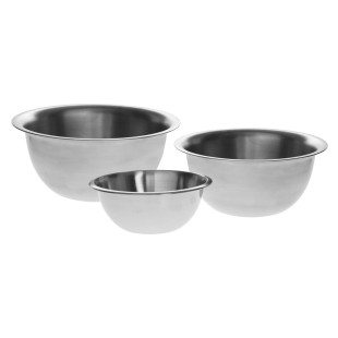 Set de 3 bols de préparation en inox 1, 2 et 3.3 L - 5 Five