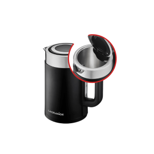 Bouilloire électrique programmable noire 1.7 L - Lagrange