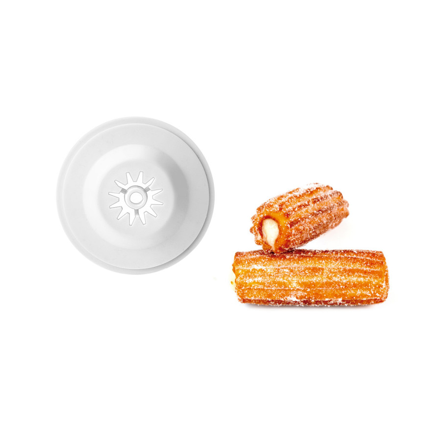 Presse à churros, chichis et biscuits avec 12 disques 650 ml
