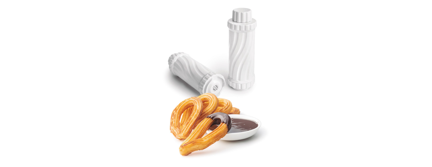 Presse à churros, chichis et biscuits avec 12 disques 650 ml