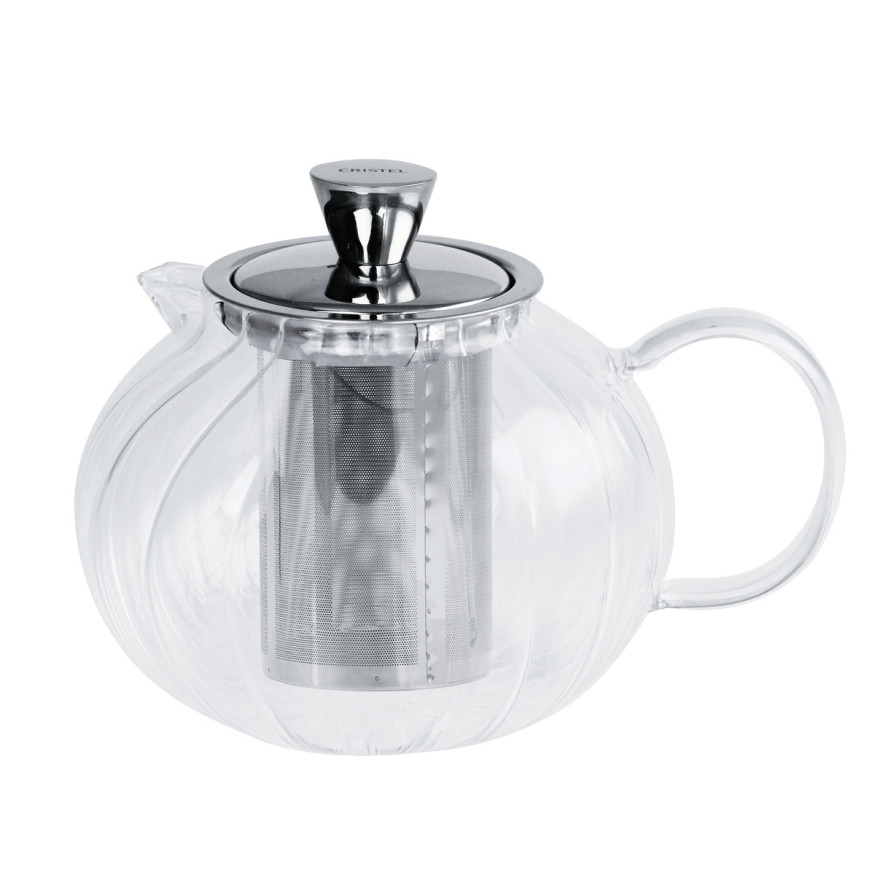 Théière transparente en verre et inox Gyokuro 1.20 l - Crist
