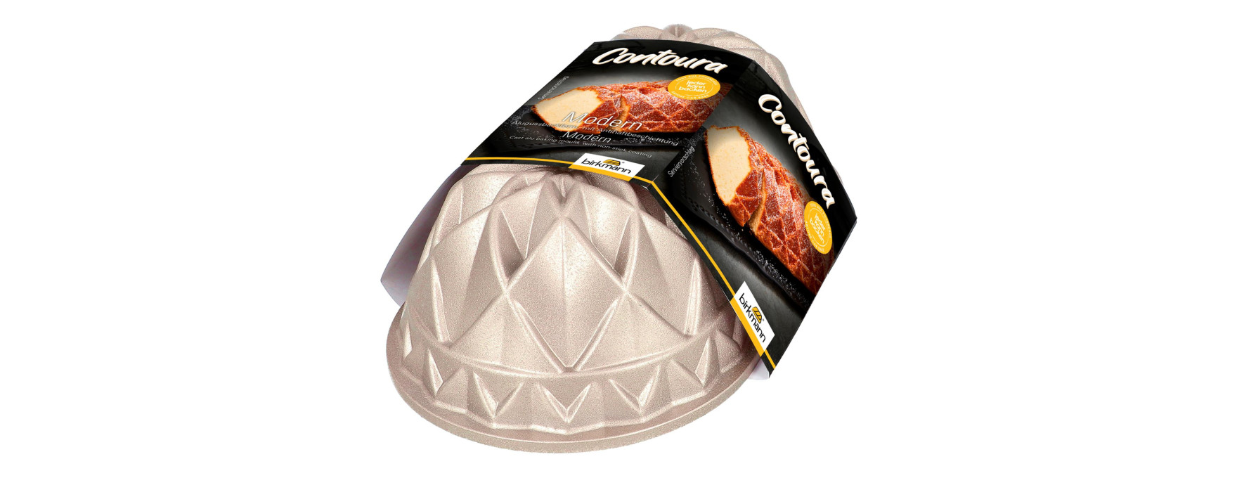 Moule bundt cake : Contoura Modern en fonte d´aluminium 26.1