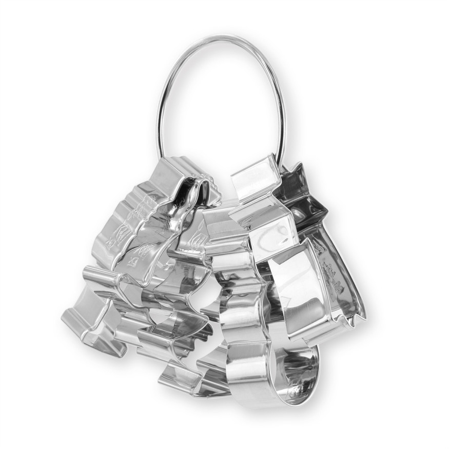 Set de 5 emporte-pièces en inox Noël