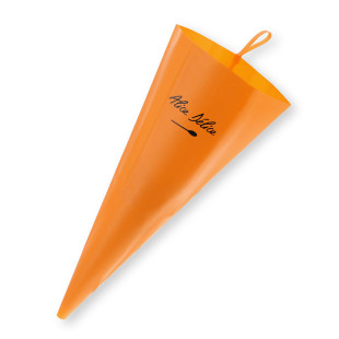 Poche à douille réutilisable en silicone orange 40 cm - Alic
