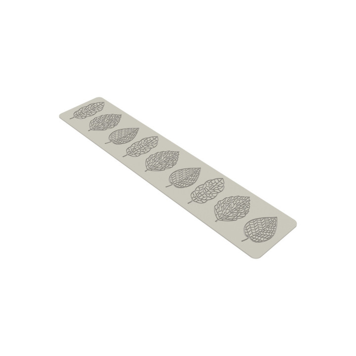 Moule tapis en silicone 3D pour décoration en forme de feuil