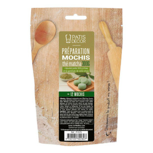 Préparation pour mochi goût thé matcha 300 gr - Patisdecor