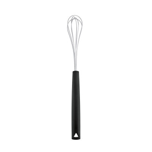 Petit fouet à manche long en inox et plastique 23.8 cm - Tri