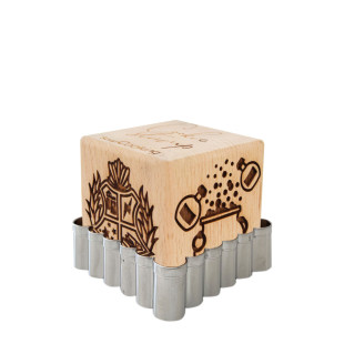Tampon en bois pour biscuit et emporte pièce thème sorciers Tampon en bois pour biscuit et emporte pièce thème sorciers