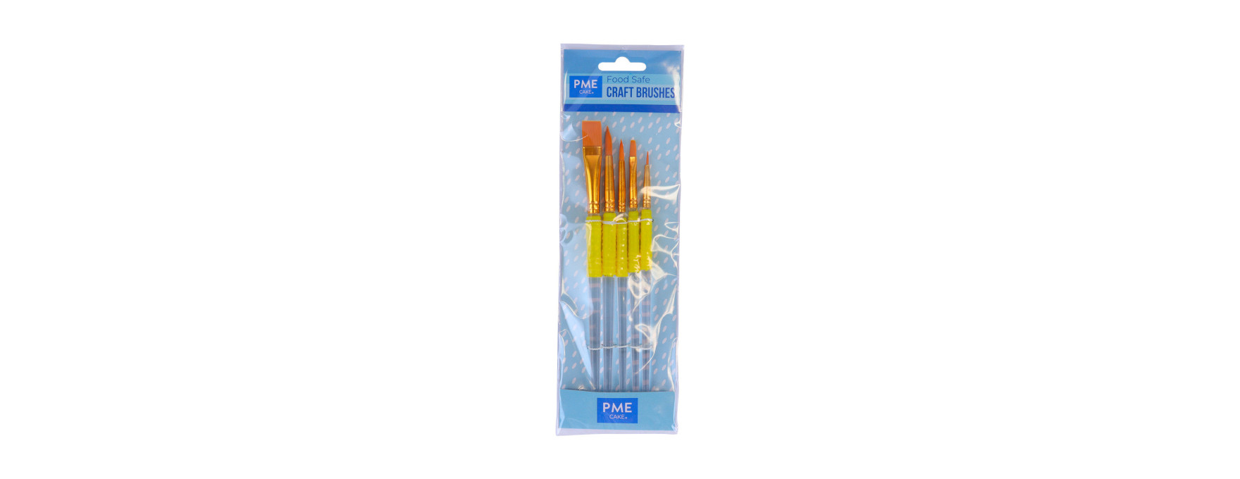 Lot de 5 pinceaux pour décoration alimentaire - PME