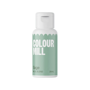 Colorant alimentaire liposoluble vert sauge Sage 20 ml - Colour Mil