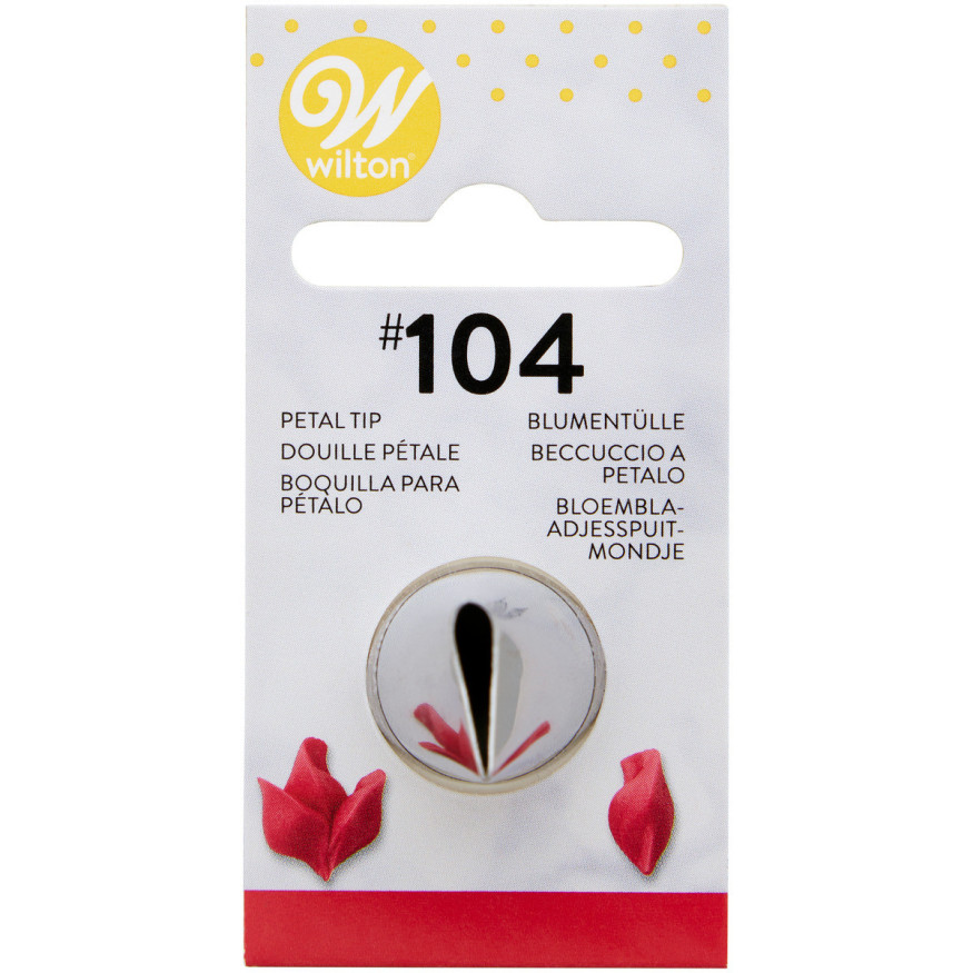 Douille en inox : pétale 15 mm  104 - Wilton