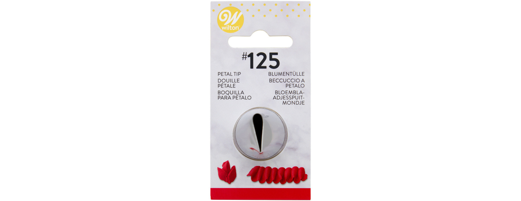 Douille en inox : pétale 18 mm  125 - Wilton