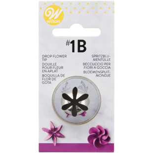 Douille en inox : fleur 15 mm 1B - Wilton Douille en inox : fleur 15 mm 1B - Wilton