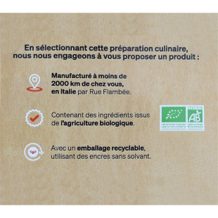 Préparation génoise cacao bio sans gluten 250 gr - Alice Dél