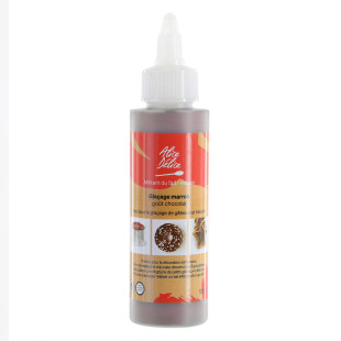 Glaçage drip cake marron goût chocolat 120 gr : idéal pour l