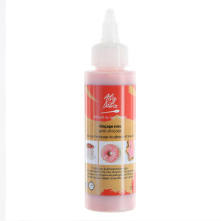 Glaçage drip cake rose goût chocolat 120 gr : idéal pour le 