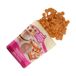 Deco melts marron clair saveur caramel 250 gr - FunCakes