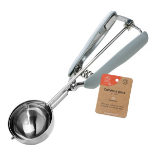 Cuillère portionneuse à glace mécanique en inox 24 cm - Alic