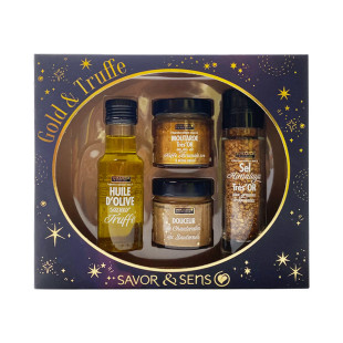 Coffret de fêtes "Gold and truffe" - Savor et Sens Coffret de fêtes "Gold and truffe" - Savor et Sens