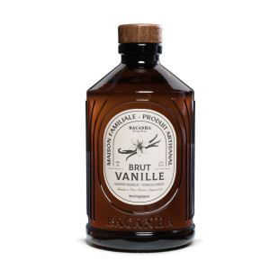 Sirop brut de vanille bio 400 ml - Bacanha
