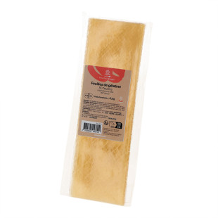 50 feuilles de gélatine bovine halal 150° bloom 165 gr - Ali