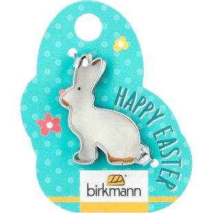 Emporte-pièce en inox de Pâques : lapin 4 cm - Birkmann Emporte-pièce en inox de Pâques : lapin 4 cm - Birkmann