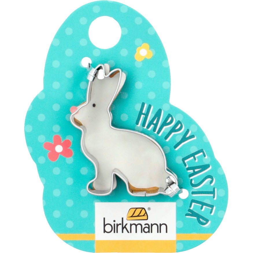 Emporte-pièce en inox de Pâques : lapin 4 cm - Birkmann