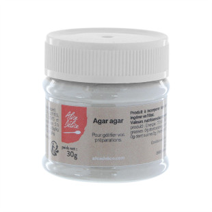 Agar agar en poudre 30 gr - Alice Délice