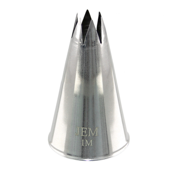 Douille en inox : cannelée étoile 14 mm  1M - PME