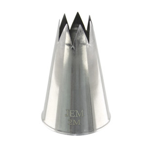 Douille en inox : cannelée étoile 17 mm  2M - PME