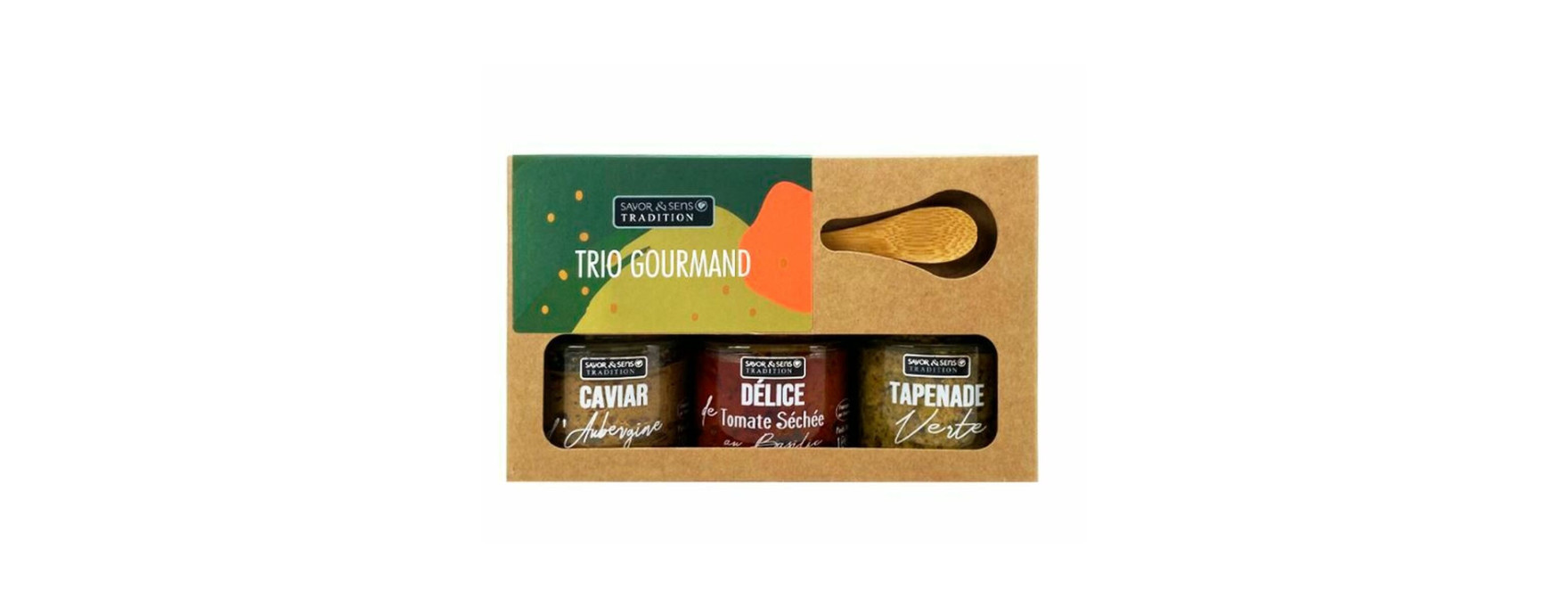 Trio tartinable 3x100g aubergine, tomate, tapenade - Savor e