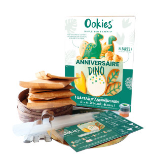 Box ustensiles et ingrédients : gâteau d'anniversaire Dinosaure Box ustensiles et ingrédients : gâteau d'anniversaire Dinosaure
