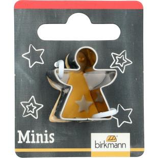 Mini emporte-pièce en inox Noël : ange 2.5 cm - Birkmann Mini emporte-pièce en inox Noël : ange 2.5 cm - Birkmann