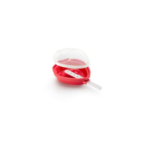 4 moules à glace en silicone en forme de fraise 95 ml - Léku 4 moules à glace en silicone en forme de fraise 95 ml - Léku