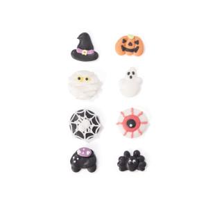 Plaque de décors comestibles : 8 décors personnages d´Halloween