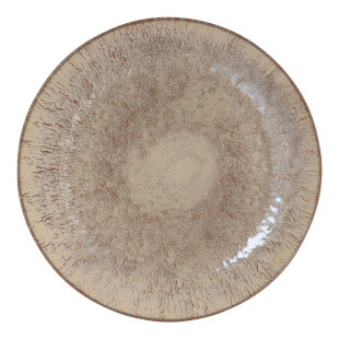 Assiette plate 27cm Akaris en grès - Table passion