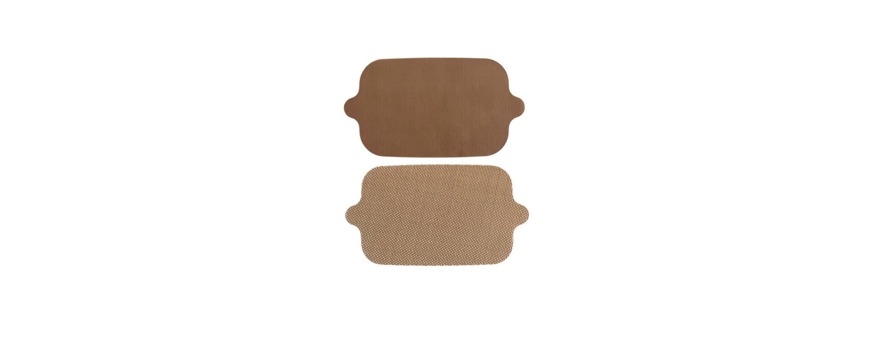 Set de feuilles intérieures rectangulaires réutilisables