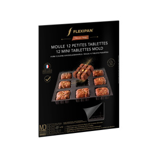Moule en silicone et tricot de verre 12 petites tablettes Moule en silicone et tricot de verre 12 petites tablettes