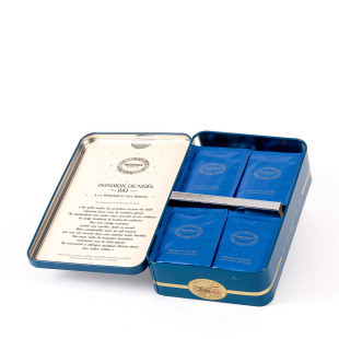 Coffret infusion de Noël bio : 24 sachets à la pomme et aux épices Coffret infusion de Noël bio : 24 sachets à la pomme et aux épices
