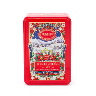 Coffret thé de Noël bio : 24 sachets à l´orange et cannelle