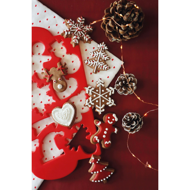 Coffret 4 ustensiles de pâtisserie pour enfants Noël