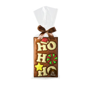 Tablette au chocolat au lait Noël Ho Ho Ho 150 gr - Van Ham