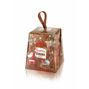 Mini panettone de Noël goût pépites de chocolat 100 gr Mini panettone de Noël goût pépites de chocolat 100 gr