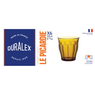 Verre Le Picardie 25cl Vermeil - Duralex