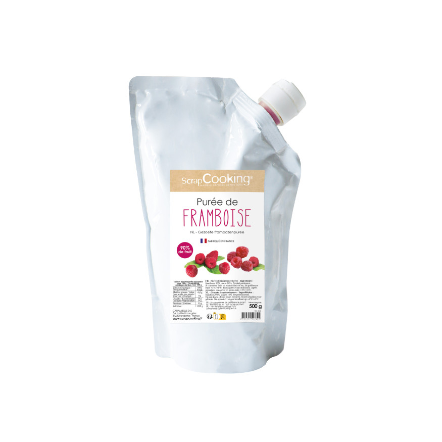 Purée de framboise 500 gr - Scrapcooking